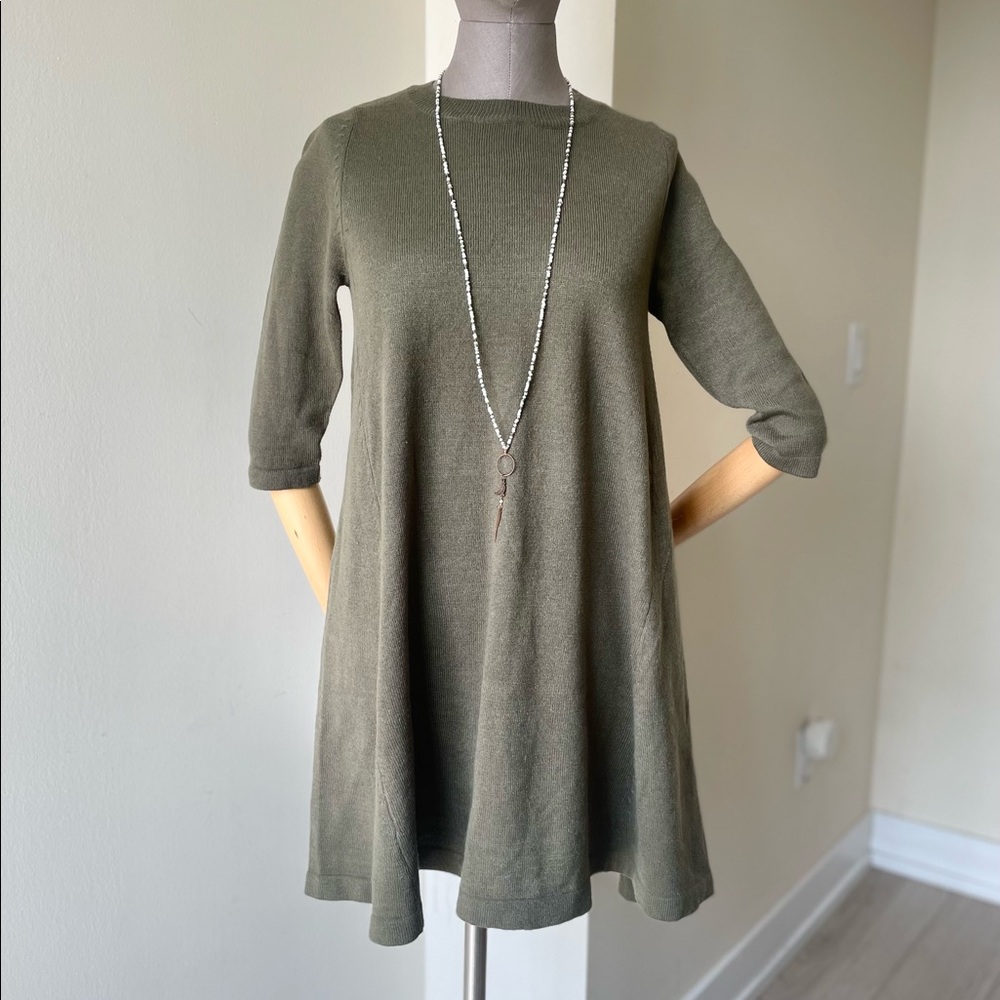 Moiety Green Knit Dress - Small